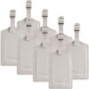 Travelambo Leather Luggage Travel Bag Tags- 8 Pack
