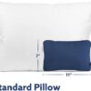 Bufims Small Pillow: Perfect for Sleeping and Travel at 11″X7″X2.5″