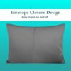Set of 2 Travel Pillow Case 12×16 Size with Envelope Closure