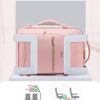 LOVEVOOK Pink Travel Backpack for Women – TSA Approved Laptop Backpack with Packing Cubes for College, Weekender, Hiking