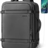 Versatile 40L Travel Backpack with USB Charger for Men and Women – Flight Approved, 17 Inch Laptop Compartment, Waterproof and Expandable – Ideal for Business, College, Hiking, and Casual Daypack