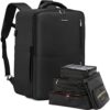 40L Airline Approved Travel Backpack for Women and Men with Expandable Laptop Compartment and 6 Packing Cubes