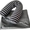 BOETRI Twist Memory Foam Travel Pillow for Neck and Chin Support