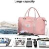 Women’s Travel Duffel Bag, Sports Tote Gym Bag, Shoulder Weekender Overnight Bag