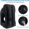 Portable Inflatable HOMCA Travel Pillow for Head and Neck Rest