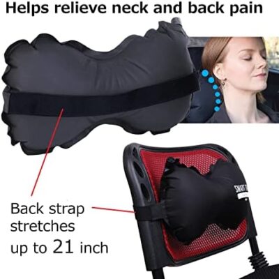 Inflatable Lumbar Travel Pillow – A Smart Option for Airplane Travel by SmartTravel
