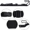 Hands-Free Multi-Adjustment J-Hook Luggage Strap for Adding an Extra Bag (Black – Medium)