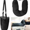 Travel Pillow with Stuffable Option for Neck Support