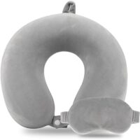 Comfortable and Supportive Memory Foam Travel Pillow Set for Adults by Sexysamba
