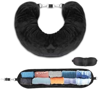 Stuffable Zquehuo Travel Pillow: A Pillow You Can Stuff with Clothes