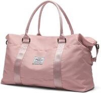 Women’s Travel Duffel Bag, Sports Tote Gym Bag, Shoulder Weekender Overnight Bag