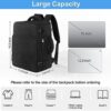 – Airline Approved Sinaliy Travel Backpack: Personal Item Size with Multi-Pockets and Waterproof Design for College, Hiking, and Business Travel.