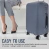 Durable and Washable TSA Approved Stromguard Travel Luggage Cover for Suitcase – Lightweight and Protective Carry-On Bag Protector