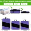 UNTIFUL 6-Piece Compression Packing Cube Set: The Ultimate Travel Organizer for Suitcases