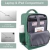 Stylish and Functional Hanples Laptop Backpack: Perfect for Travel, Hiking, and Business Needs with USB Charging Port and 16 Inch Laptop Compartment