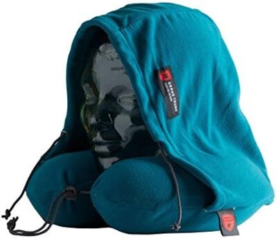 Hooded Travel Pillow by GRAND TRUNK – Made with High-Grade Memory Foam