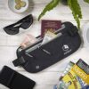 Slim RFID Blocking Travel pouch to safeguard your cash, credit cards, and travel documents – VENTURE 4TH Travel Money Belt and Passport Holder