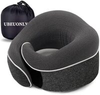 Adjustable UBEUONLY Travel Neck Pillow with Chin Support