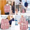 Stylish FALANKO Backpack with USB Charging Port for Women – Ideal for School, Work, and Travel