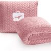 Travel in comfort with the EverSnug Premium 2 in 1 Travel Blanket and Pillow