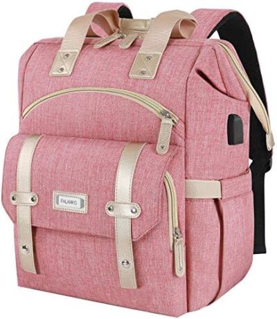 Stylish FALANKO Backpack with USB Charging Port for Women – Ideal for School, Work, and Travel
