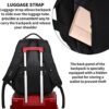 Anti-Theft Travel Laptop Backpack with USB Charging Port and Password Lock – Fits 16 Inch Laptops for Men and Women by Sowaovut