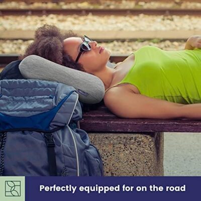 DYNMC Small Memory Foam Travel Pillow: Perfect for Camping