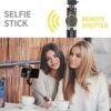 Extendable and Portable Selfie Stick Tripod with Wireless Remote for iPhone and Galaxy Models