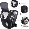 Waterproof BANGE Business Smart Backpack with USB Charging Port – Fits 15.6 Inch Laptop, Durable Travel Bag (Black, Medium)