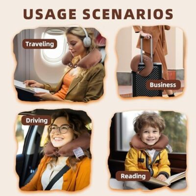 Adjustable Homerchant Travel Pillow for Children and Adults