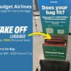 18 Inch Take OFF Luggage: Removable Wheels Suitcase 2.0 Converts from Carry-On to Under Seat Luggage – Fits Sizers 18x14x8 Inches