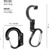 HeroClip (Mini) Carabiner Gear Clip and Hook by GEAR AID: Perfect for Hanging Bags, Purses, Lanterns, Strollers, Tools, Helmets, Water Bottles, and More