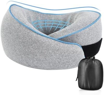 Memory Foam Neck Support Cozary Travel Neck Pillow