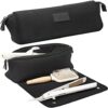 Portable Organizer for Hair Tools and Accessories with Heat Resistant Mat – BAREFOOT CARIBOU 2-in-1 Design with Interior Pockets