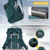 Bergsalz Lightweight Travel Backpack with Carry-On Features for Men and Women
